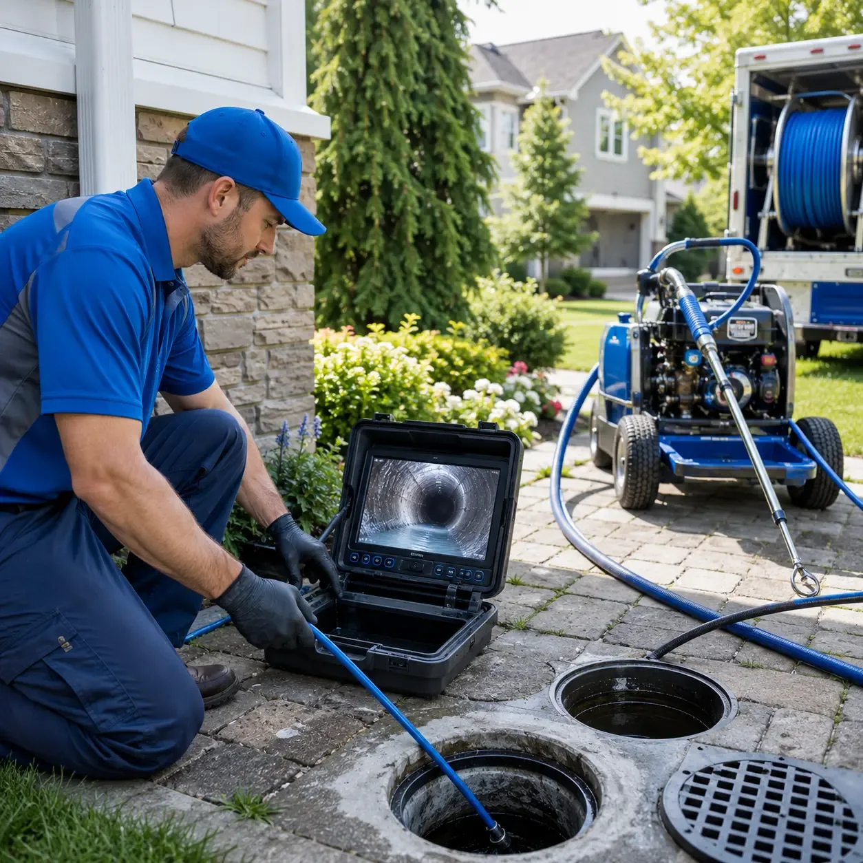 Outdoor drain cleaning professionals serving Emington, IL