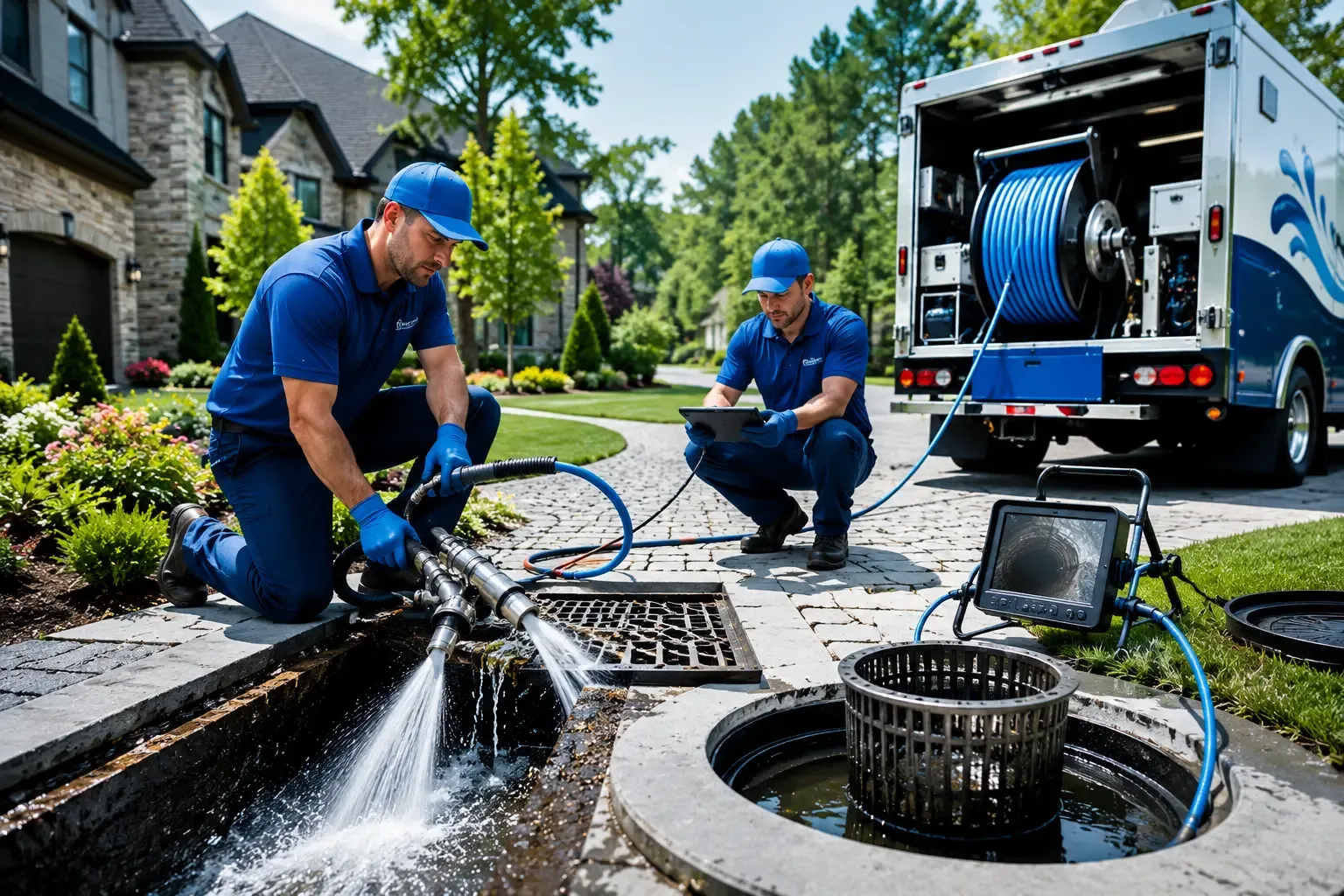 Local outdoor drain cleaning professionals in Emington, IL